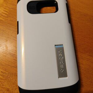 CELL PHONE COVER Spigen Black & White Slim Armour